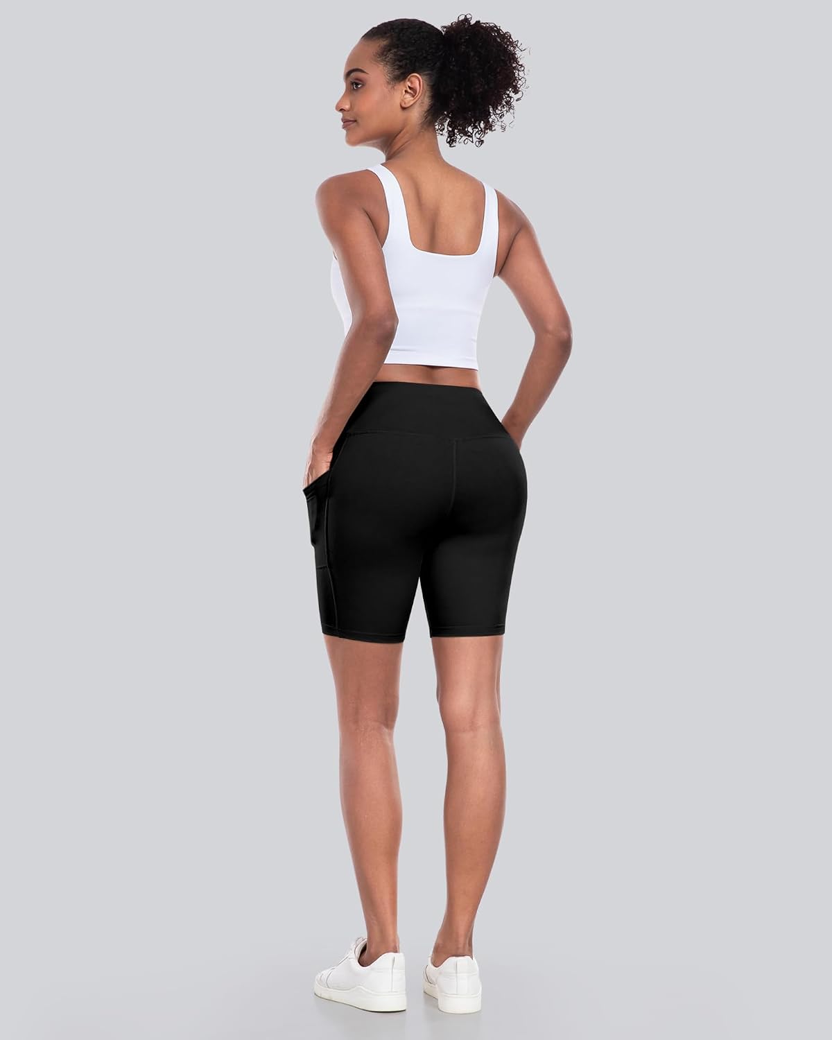 Comfort Fit Biker Yoga Shorts