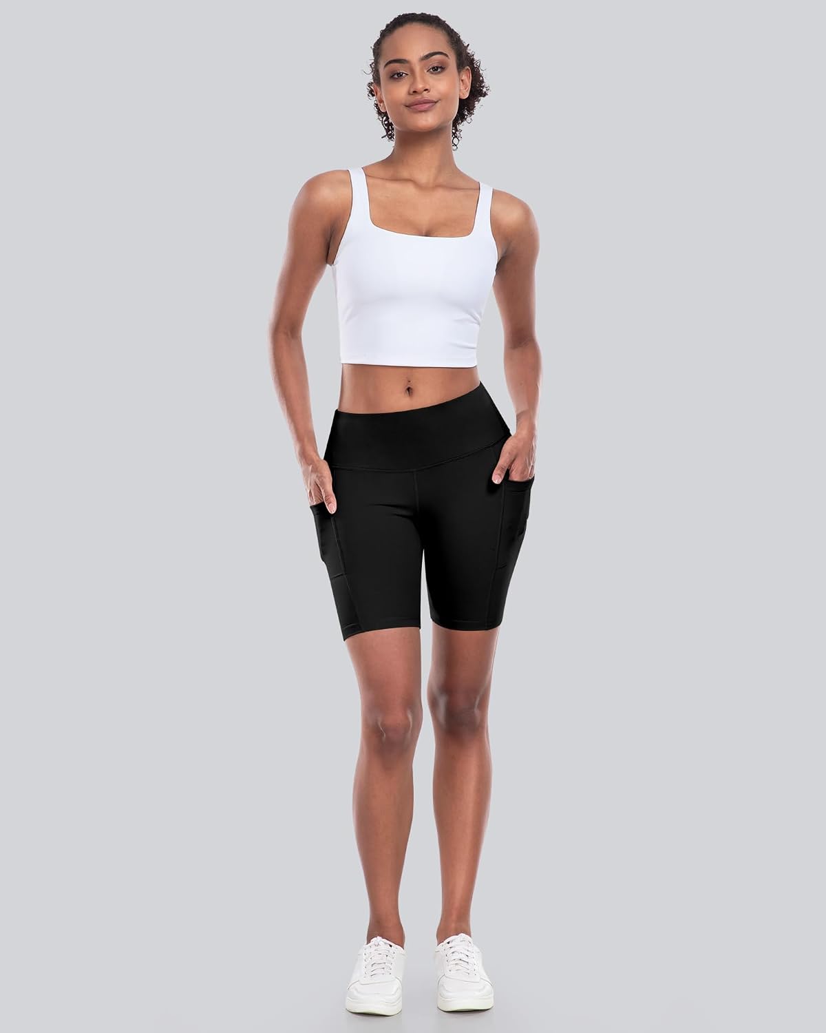 Comfort Fit Biker Yoga Shorts