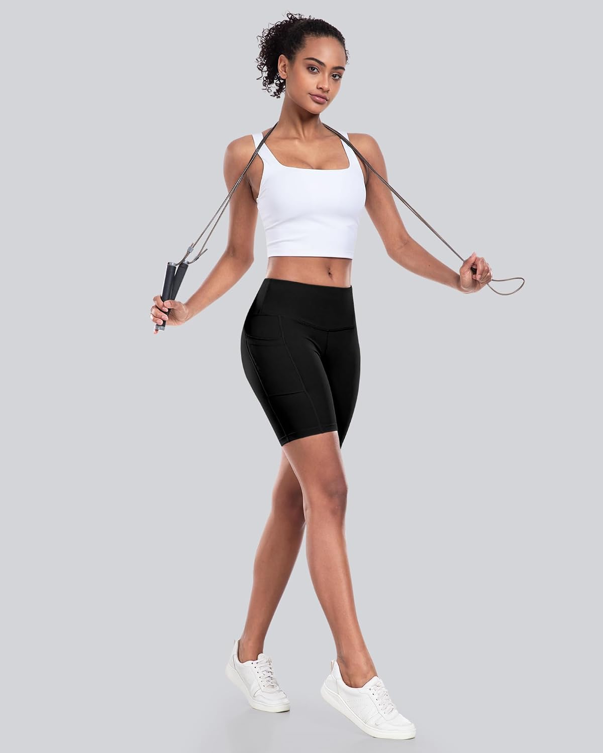 Comfort Fit Biker Yoga Shorts