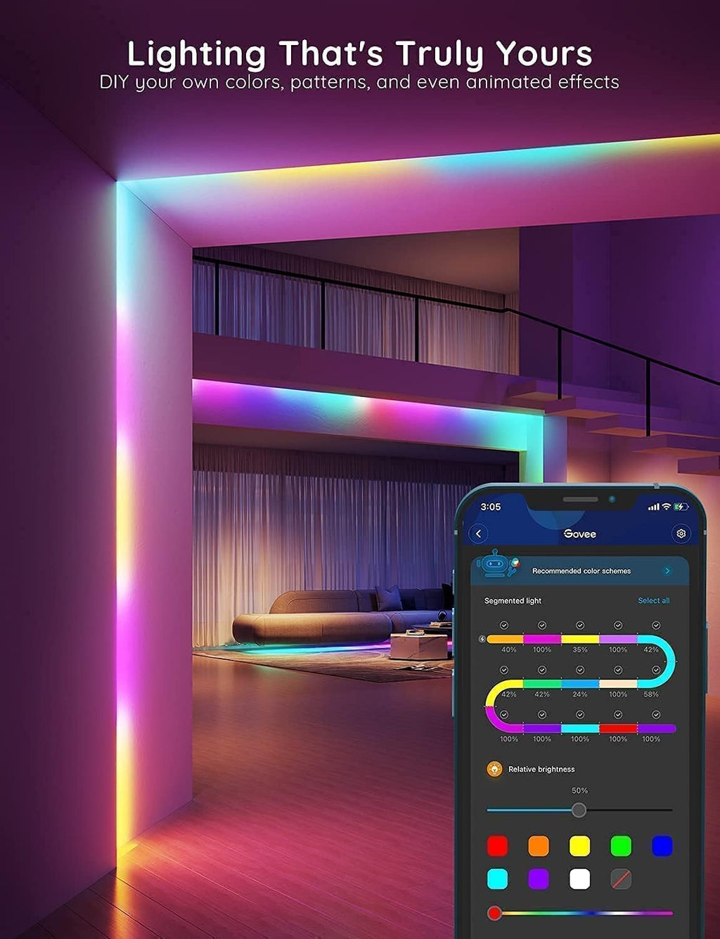 Colorful Home Ambiance Lights