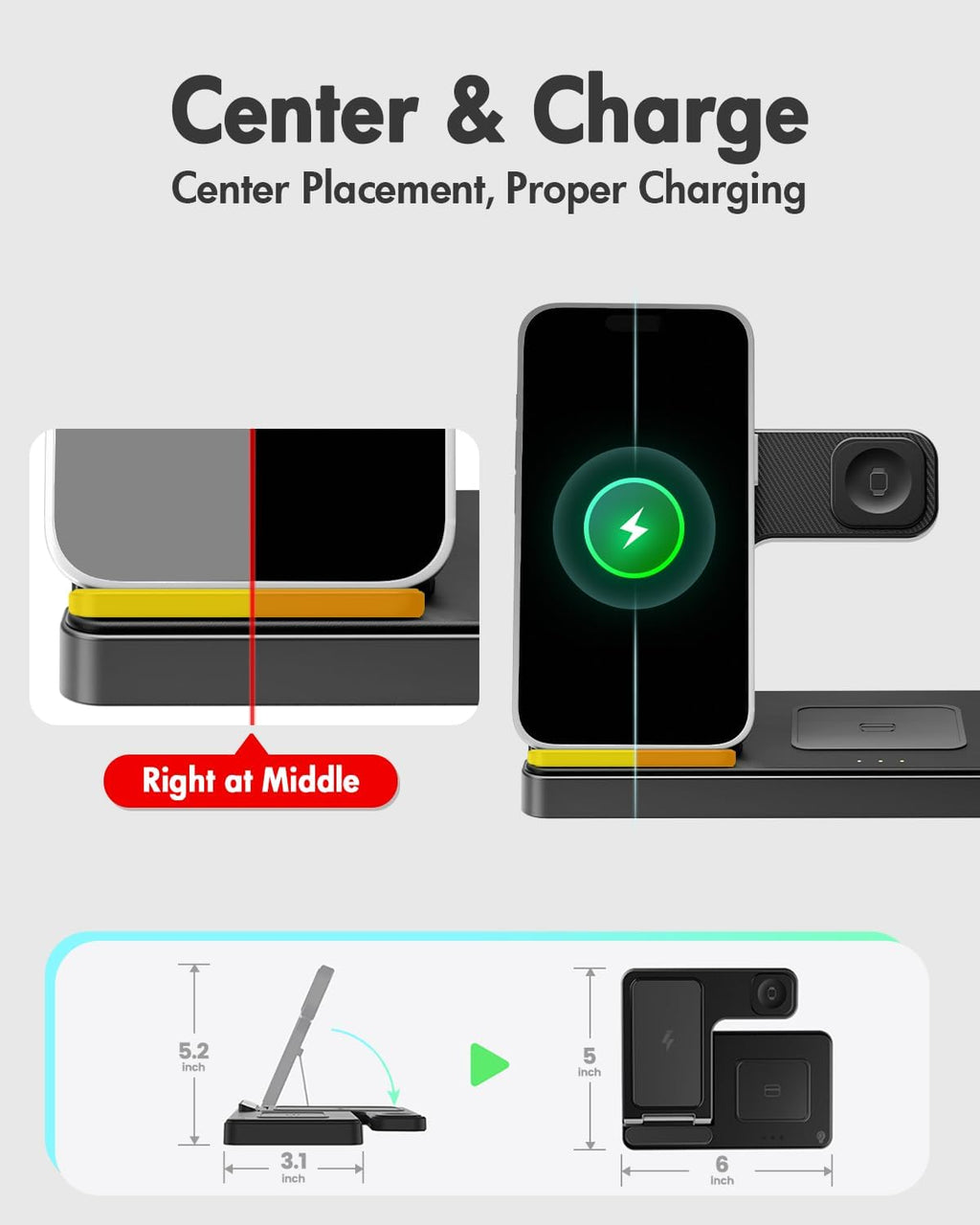 All-in-One Wireless Charger Stand