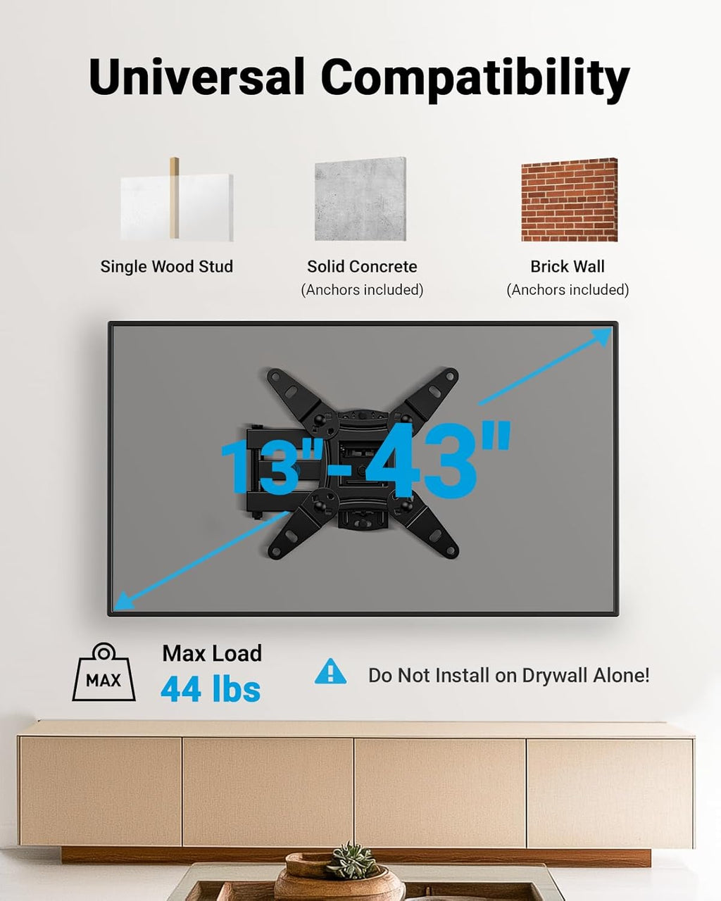 Ultimate TV Viewing Wall Mount