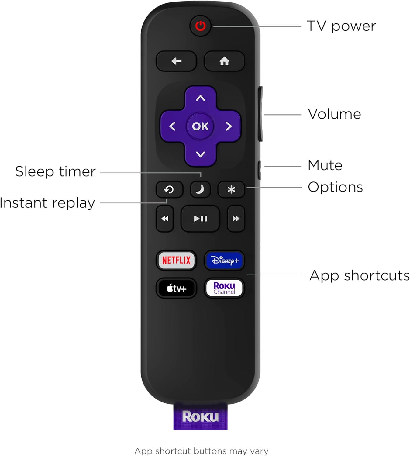Instant Roku TV Remote