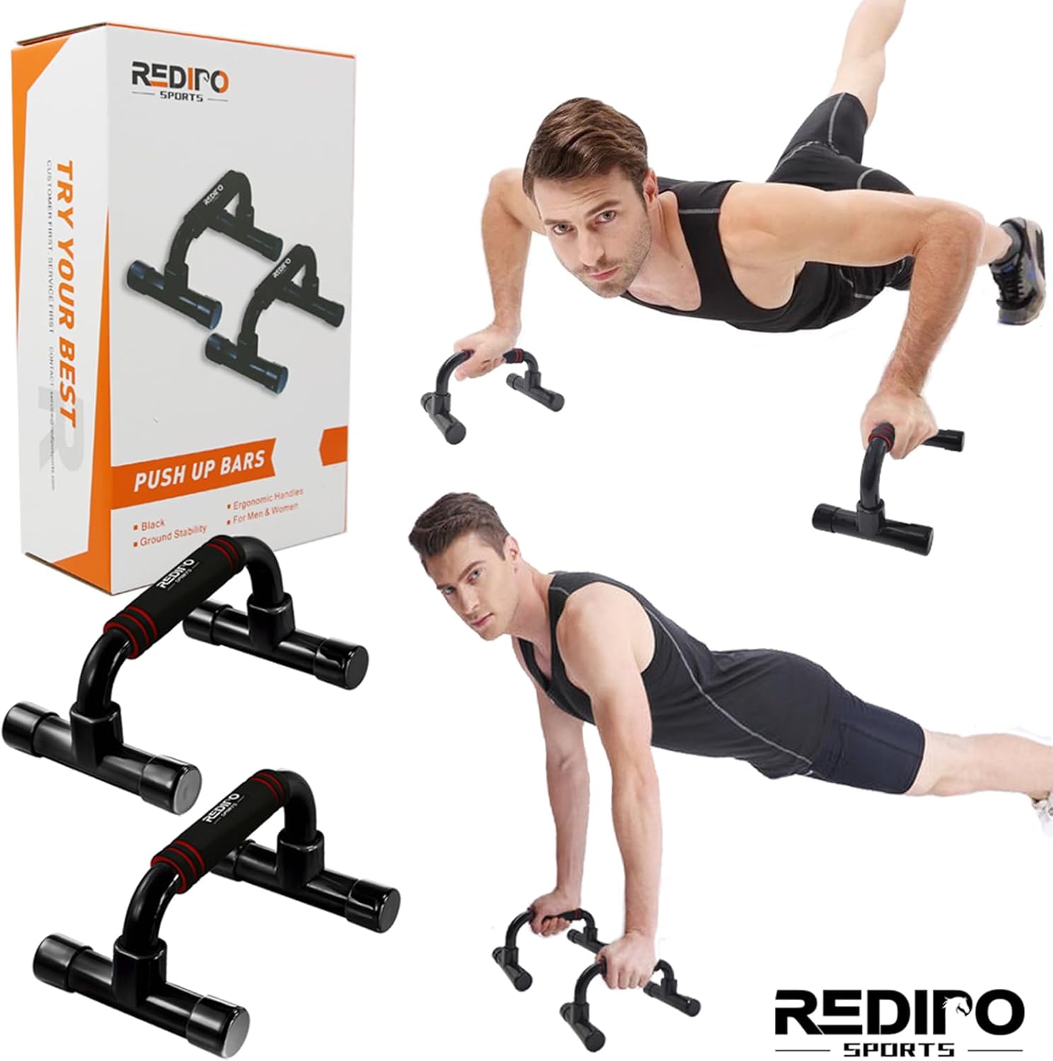 Ergonomic Push-Up Power Bars