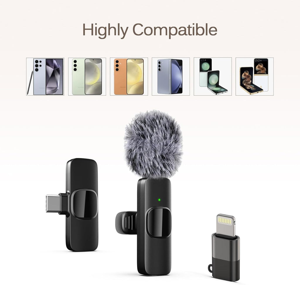 Wireless Clip-On Mic for Creators