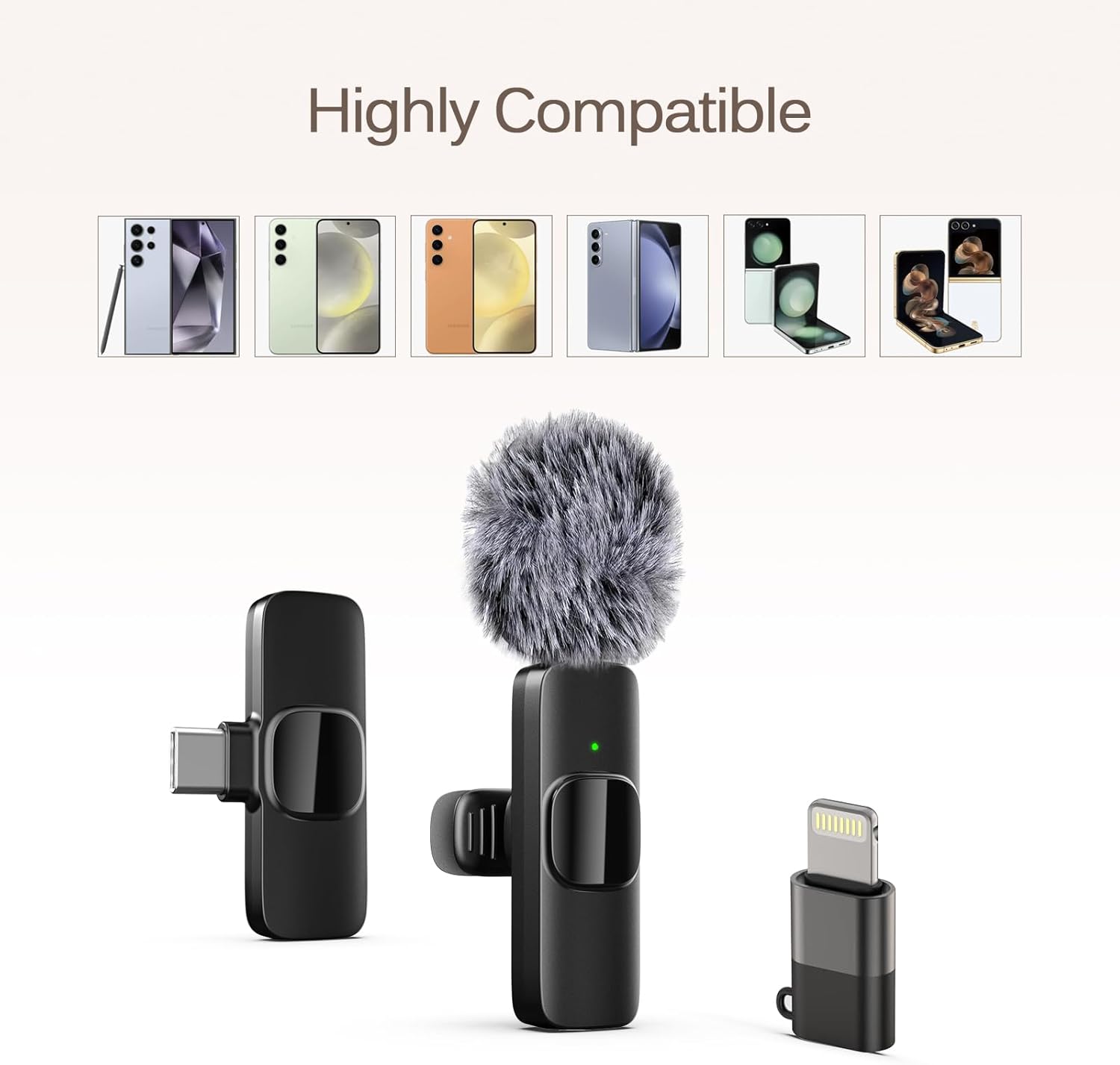 Wireless Clip-On Mic for Creators