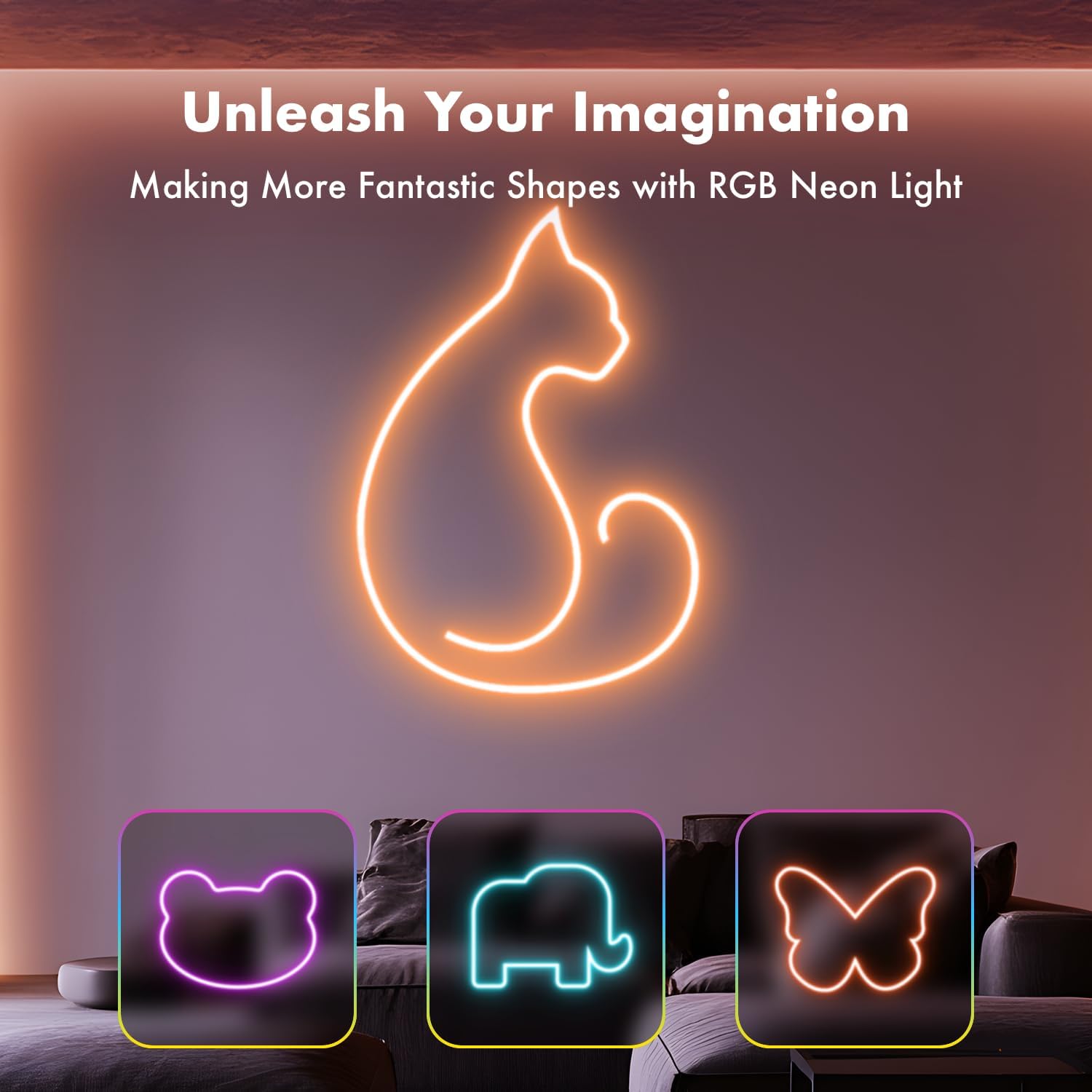 Vibrant Neon Glow Lights