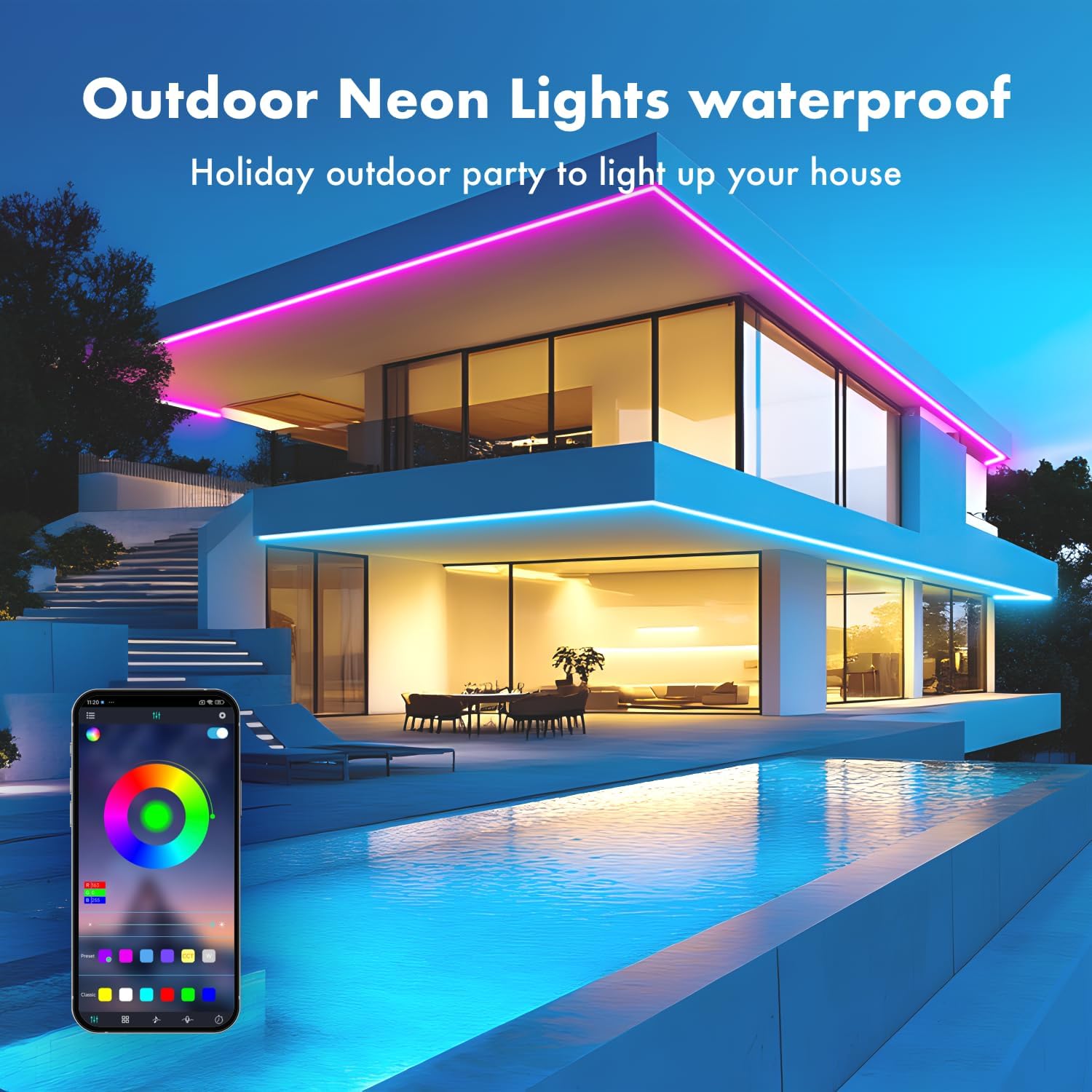 Vibrant Neon Glow Lights