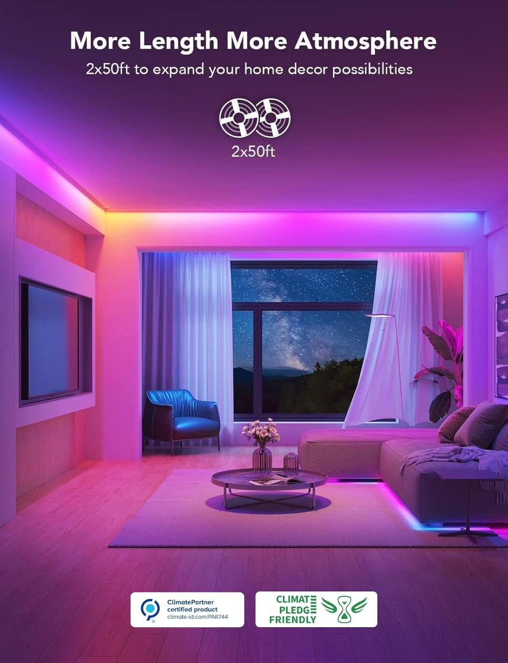 Colorful Home Ambiance Lights