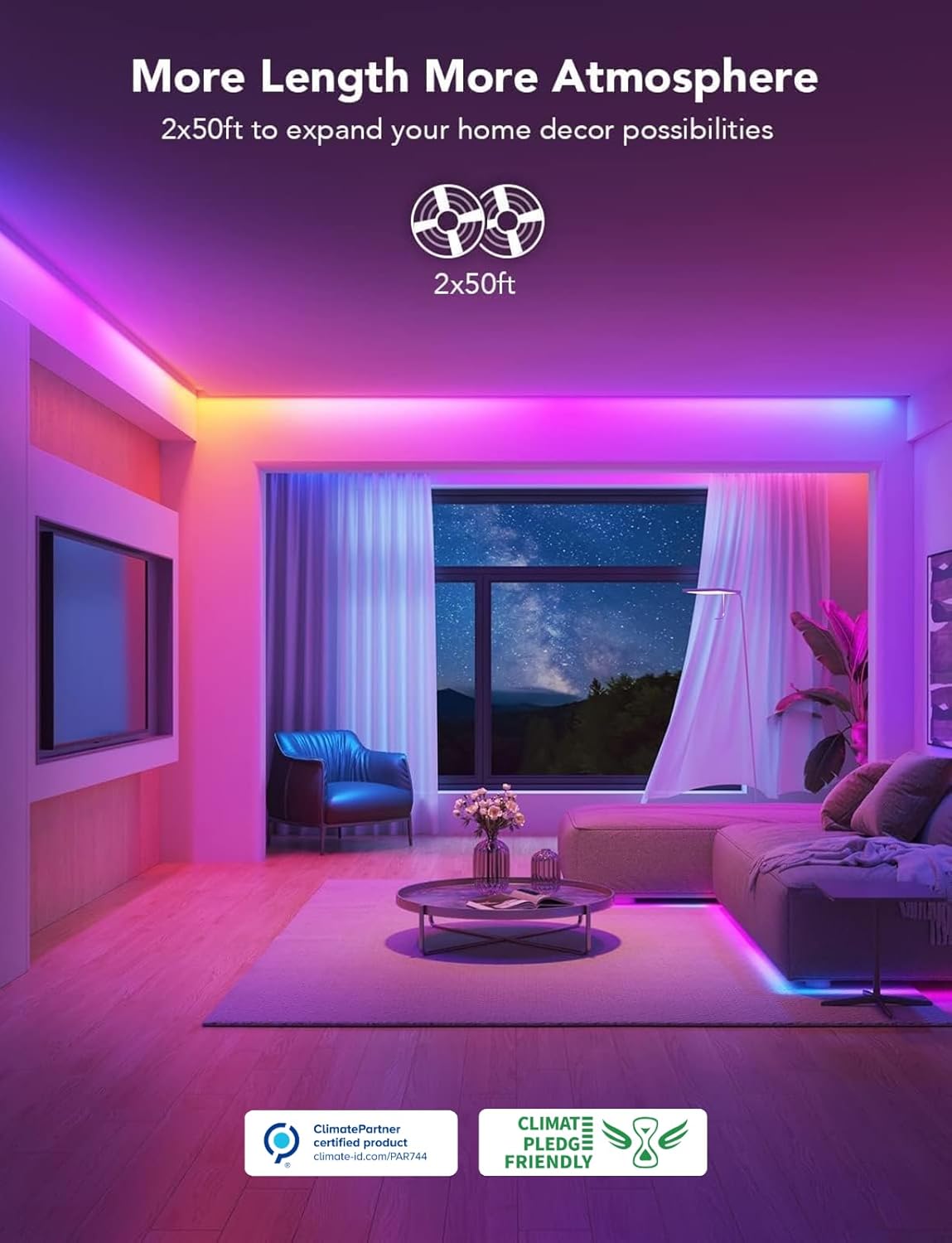 Colorful Home Ambiance Lights
