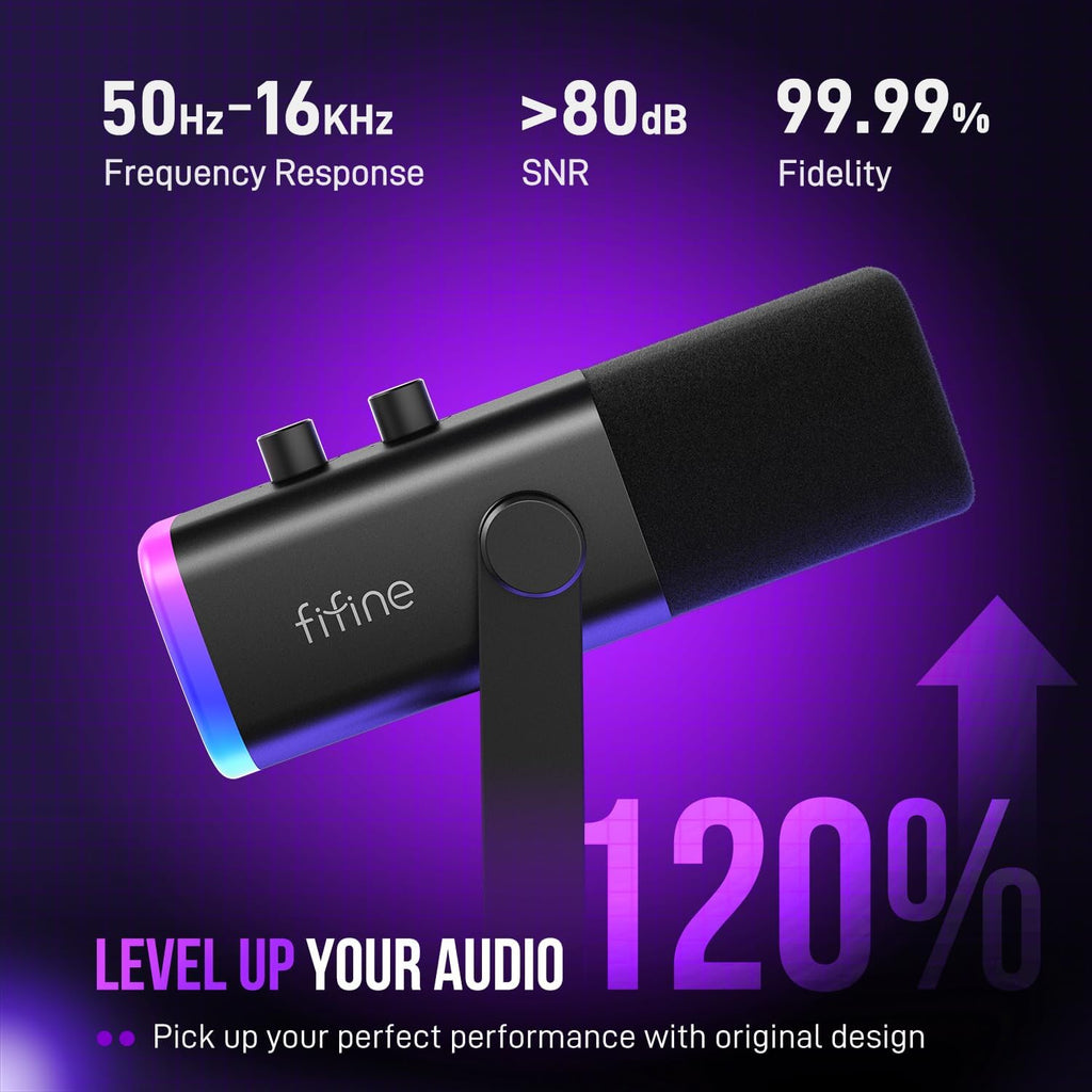 Dynamic Podcast Mic with RGB