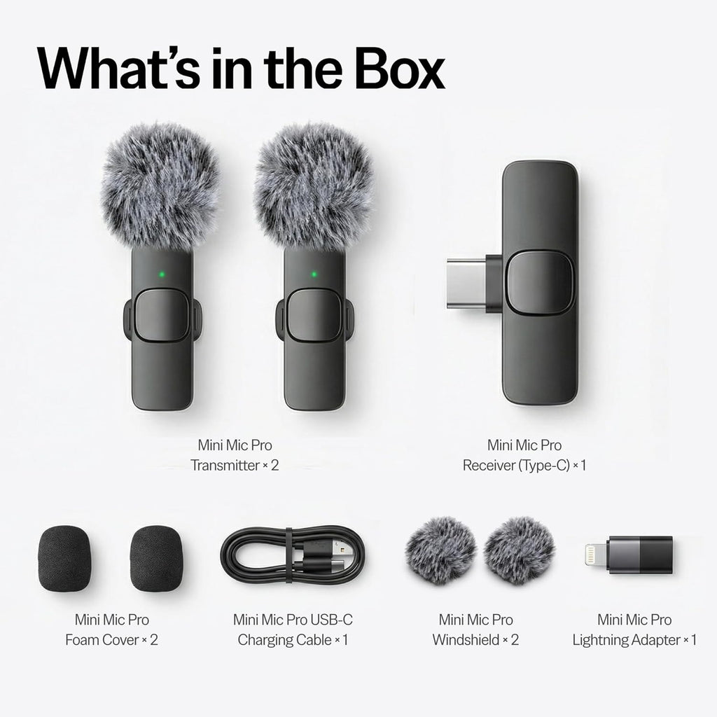 Crystal Clear Mini Mic Duo