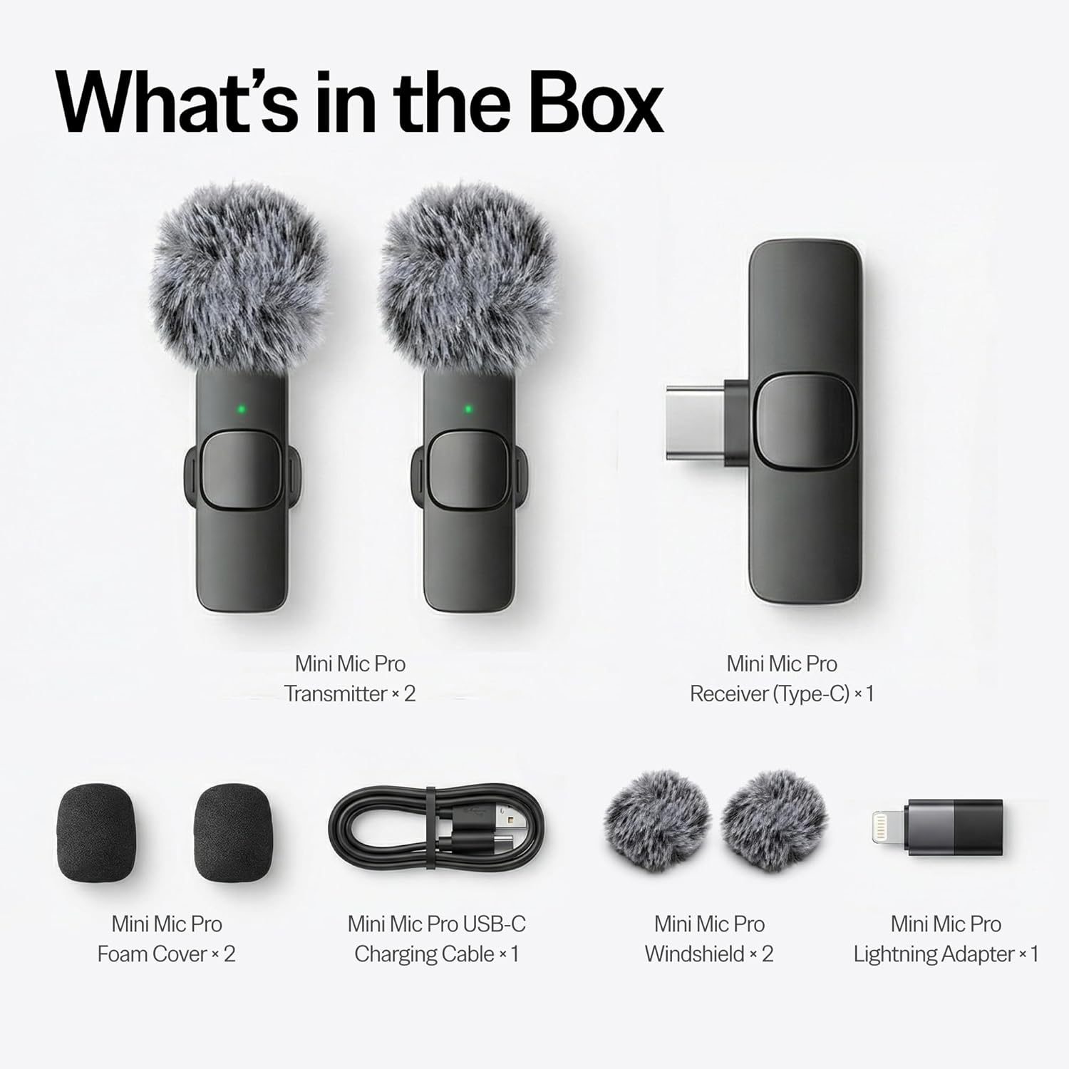 Crystal Clear Mini Mic Duo