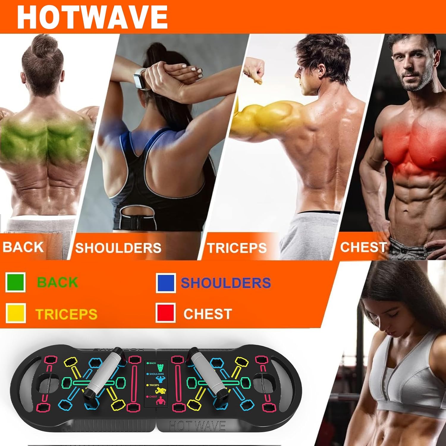Foldable Push Up Board