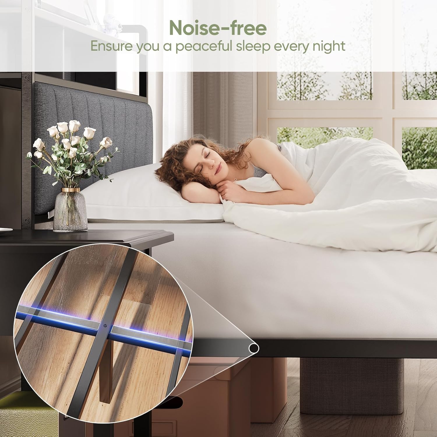 CozyDream Bed Frame with Storage