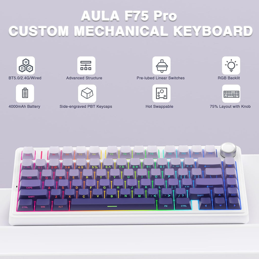 AULA F75 Pro Gaming Keyboard