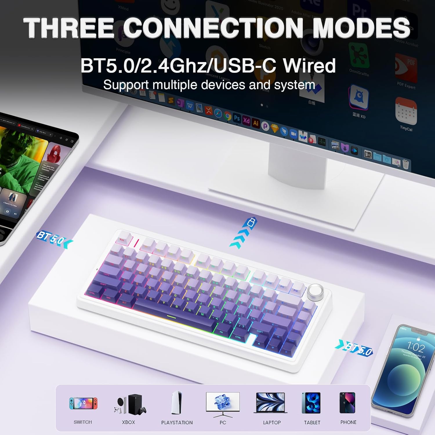AULA F75 Pro Gaming Keyboard