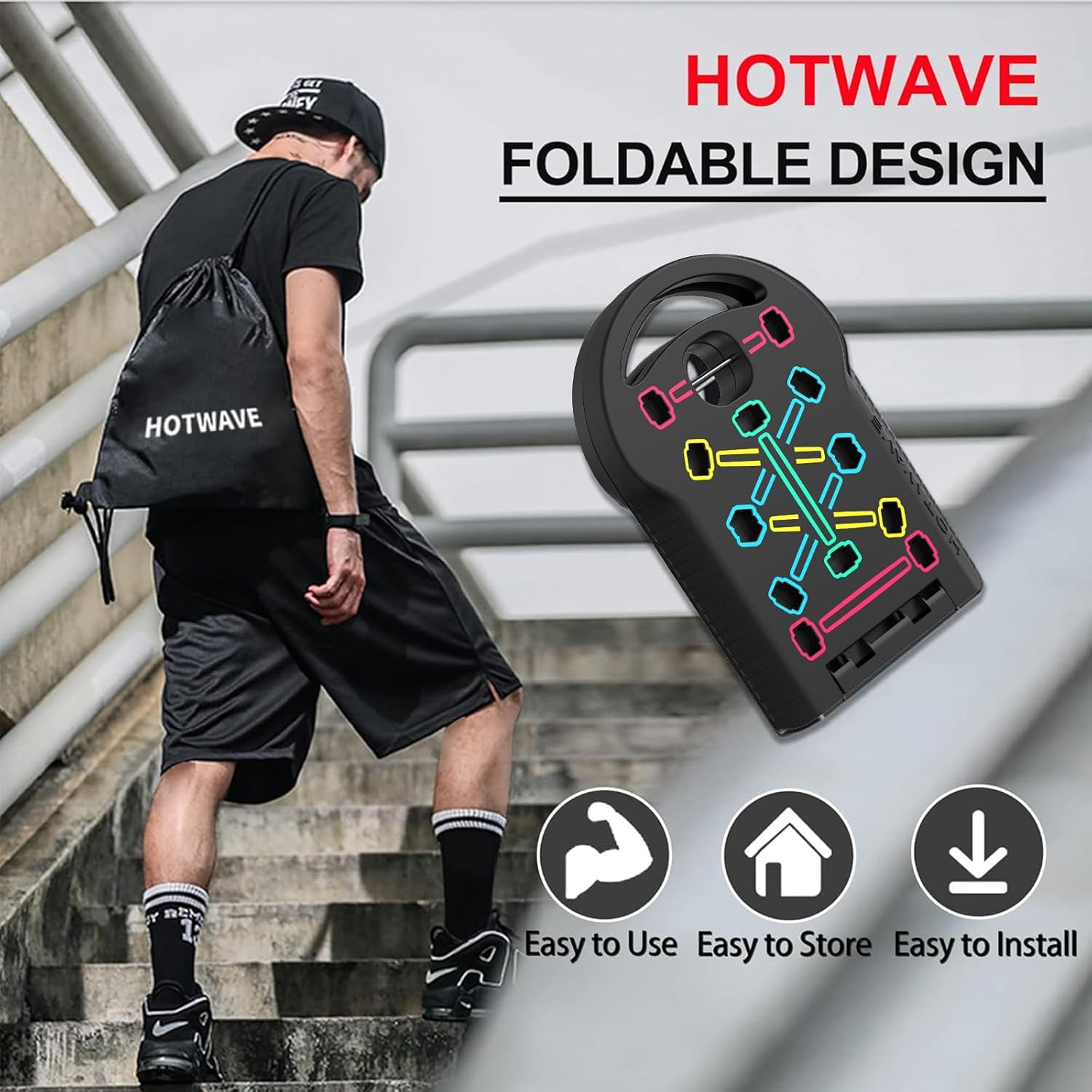 Foldable Push Up Board