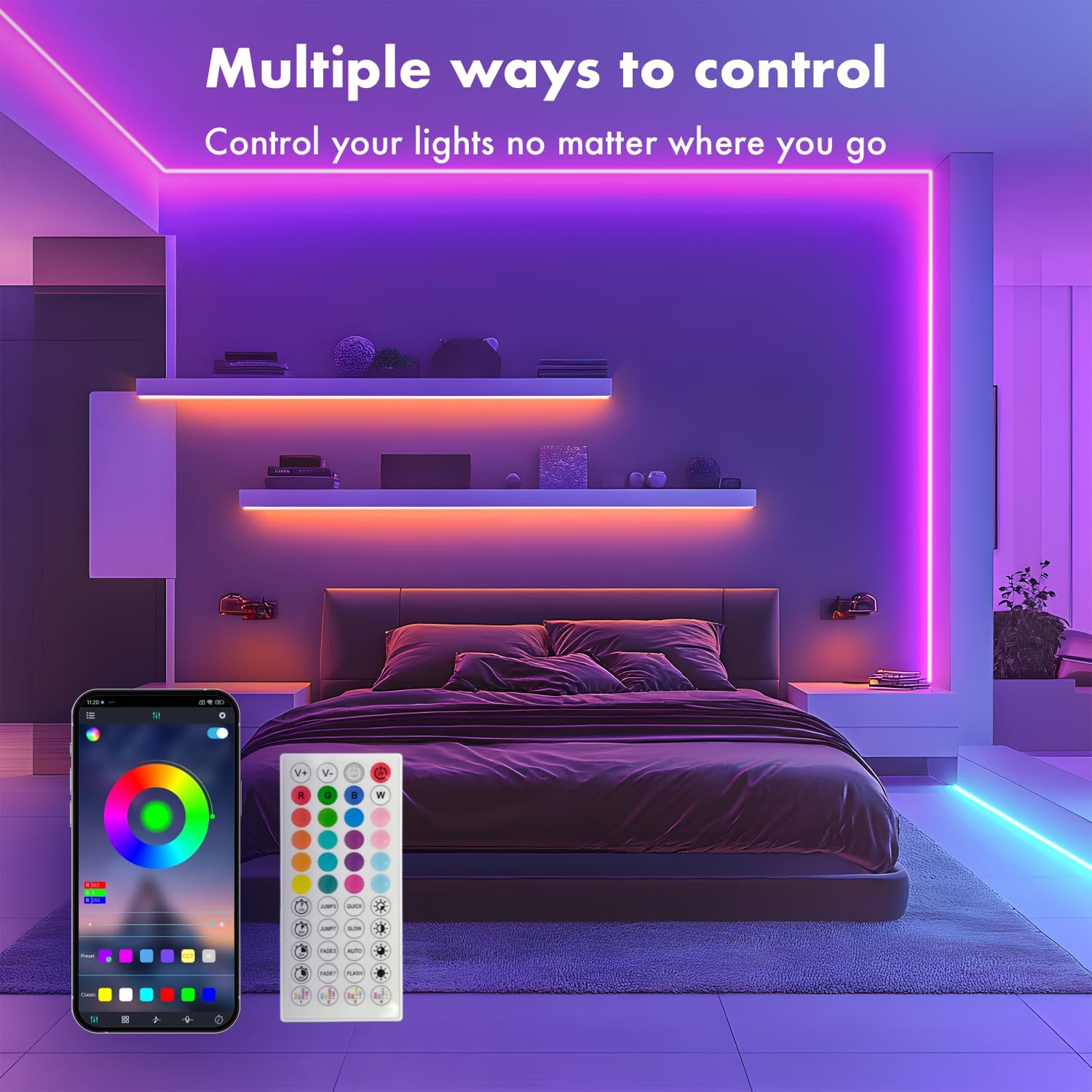 Vibrant Neon Glow Lights