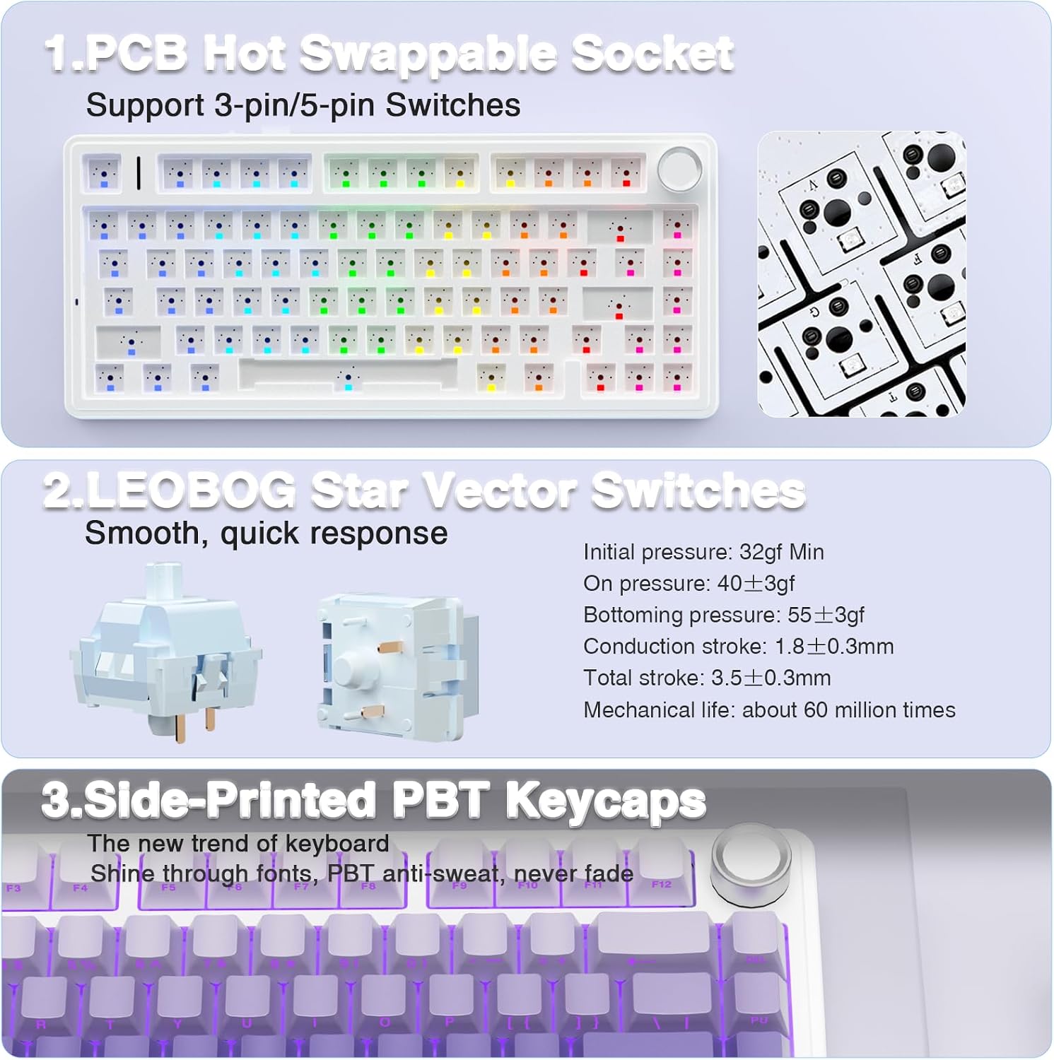 AULA F75 Pro Gaming Keyboard