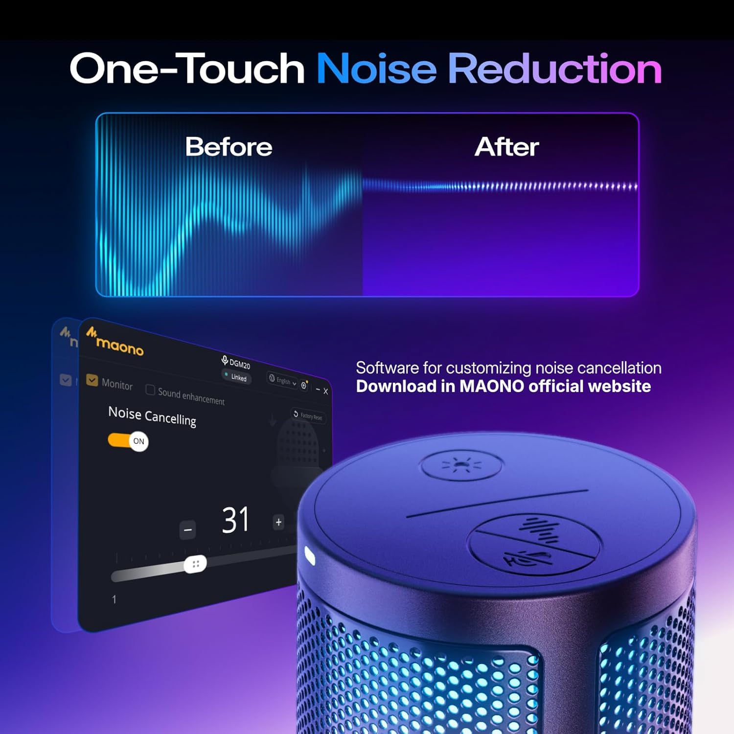 GamerWave Noise Canceling Mic