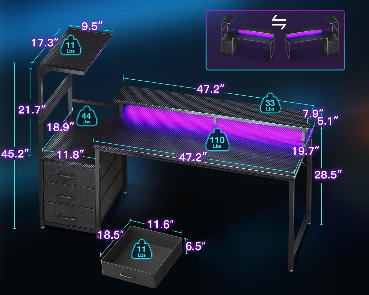 Ultimate Gamer's Command Center