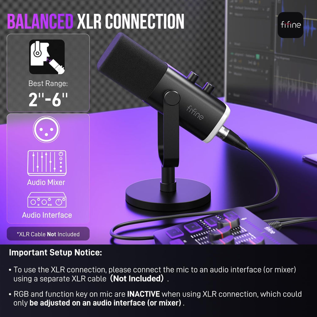 Dynamic Podcast Mic with RGB