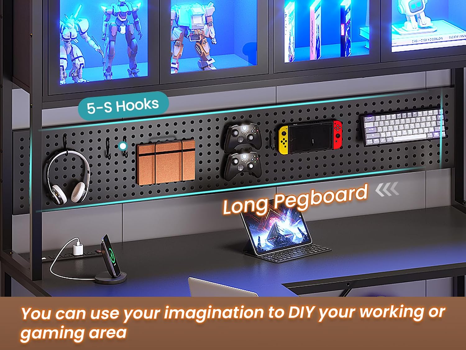 Ultimate Gamer's Corner Desk