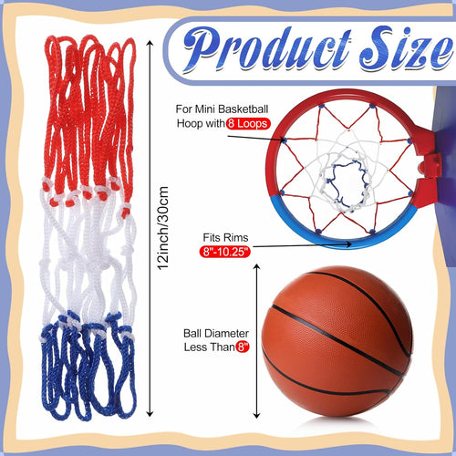 Colorful Mini Basketball Net Replacement