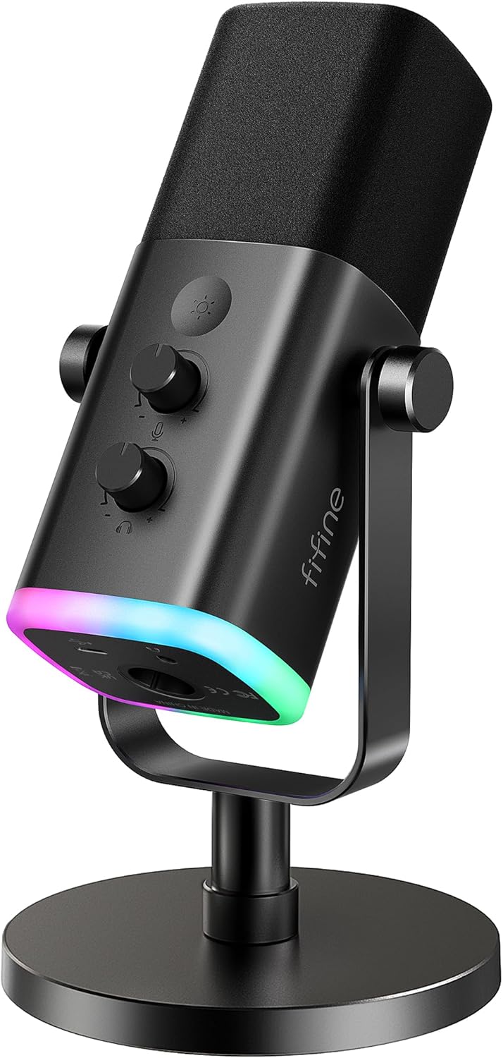 Dynamic Podcast Mic with RGB