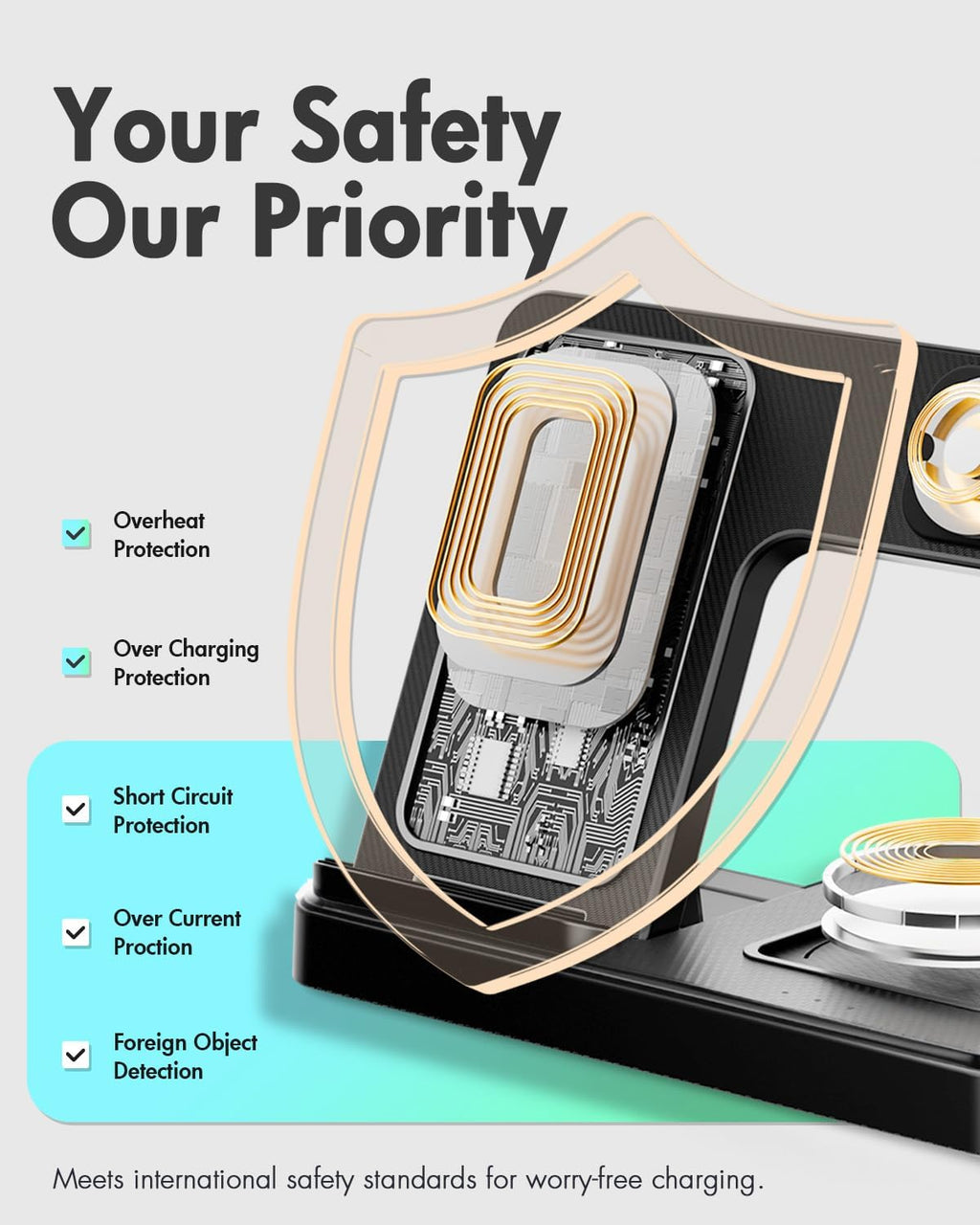 All-in-One Wireless Charger Stand
