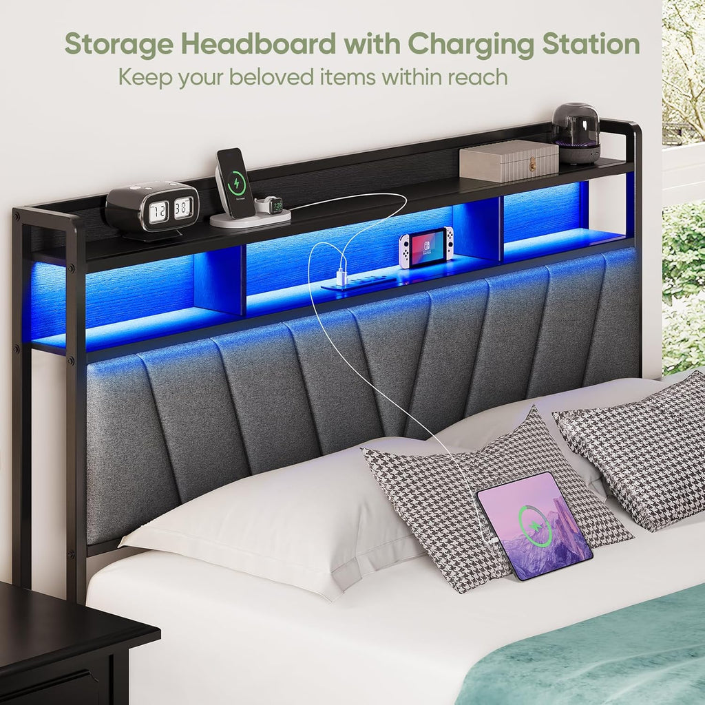 CozyDream Bed Frame with Storage
