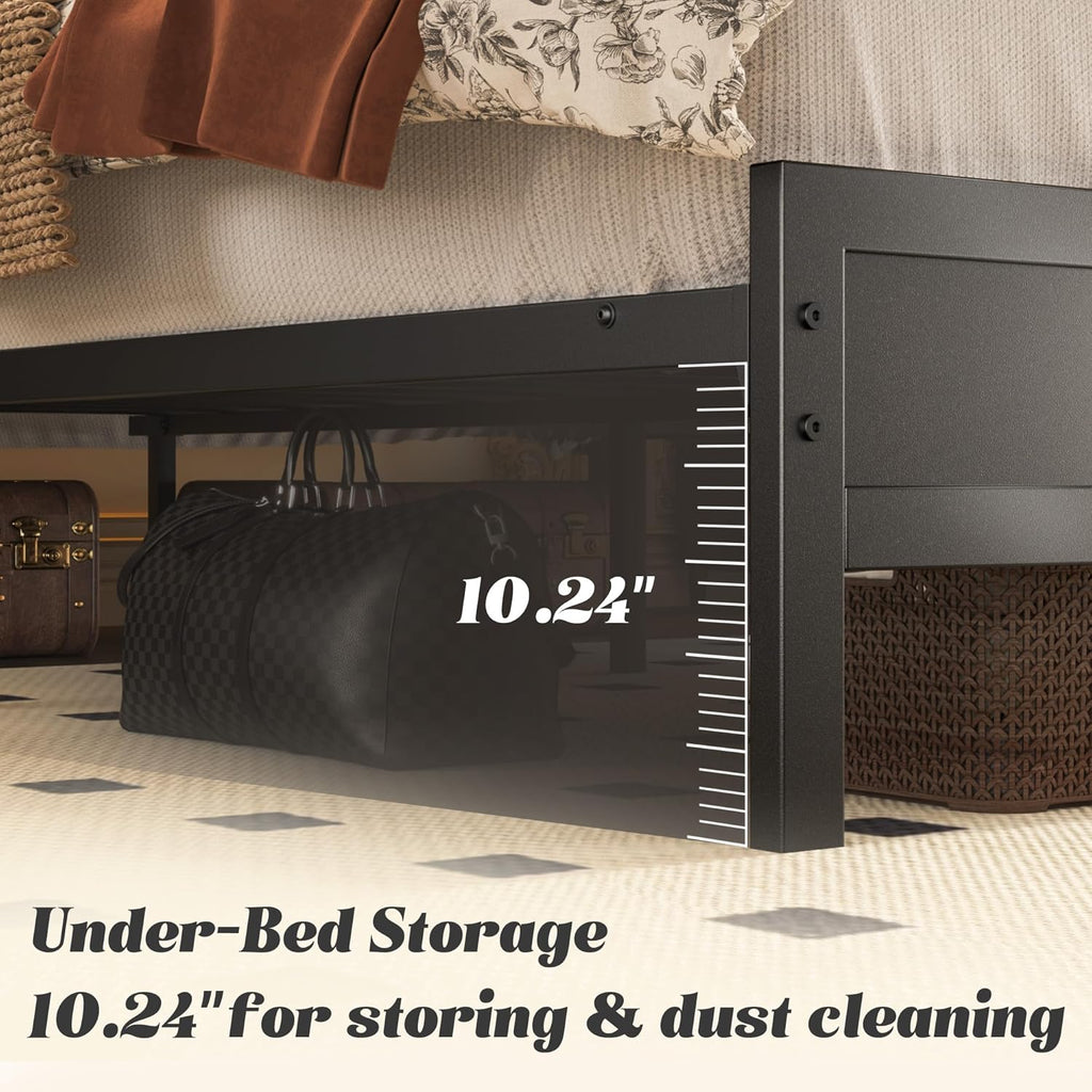 Elegant Queen Bed with Storage