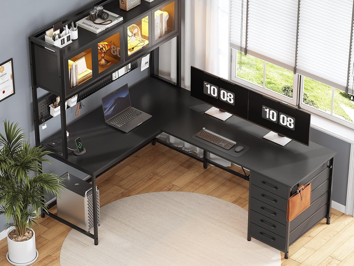 Ultimate Gamer's Corner Desk