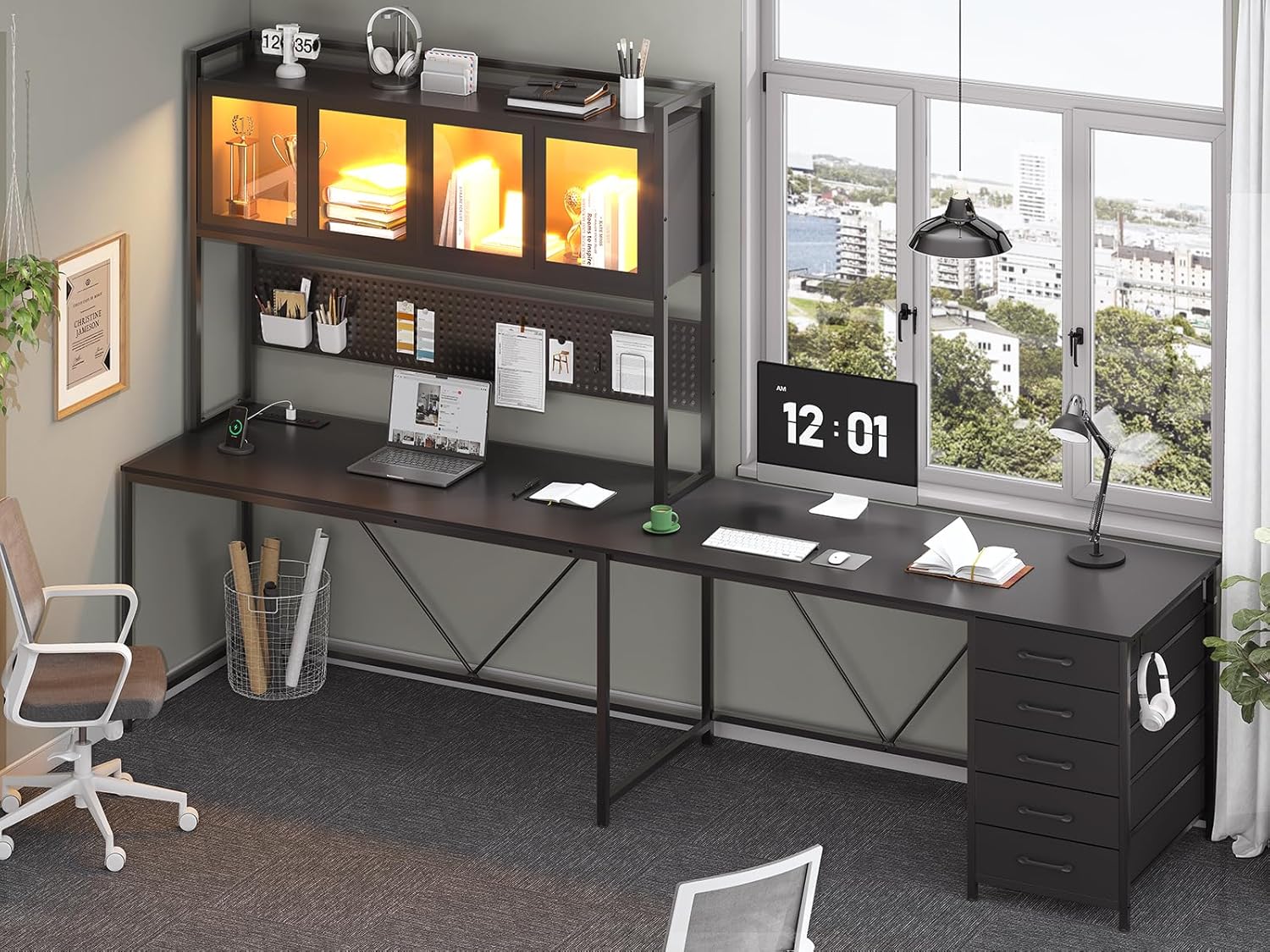 Ultimate Gamer's Corner Desk