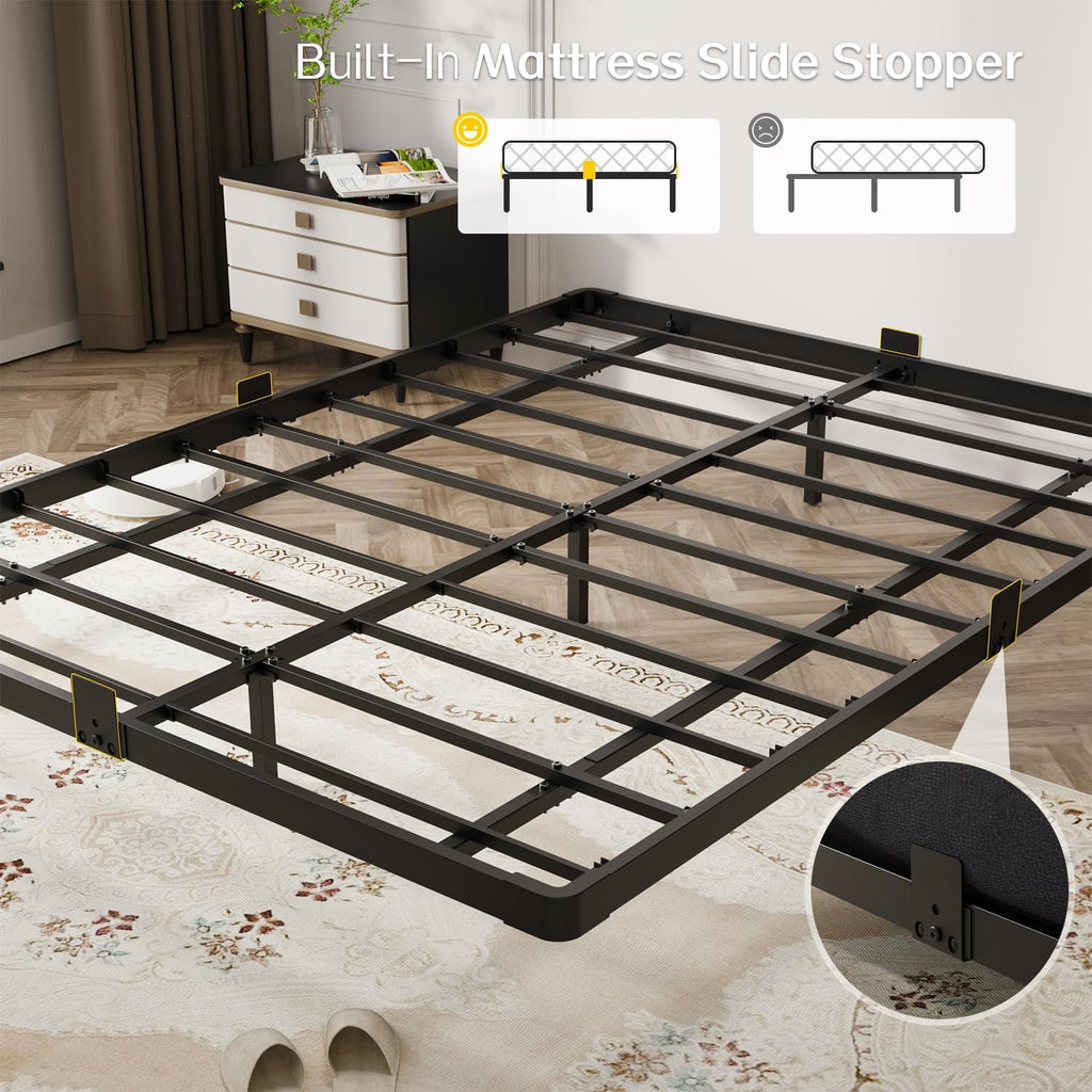 Smart LED Floating Bed Frame