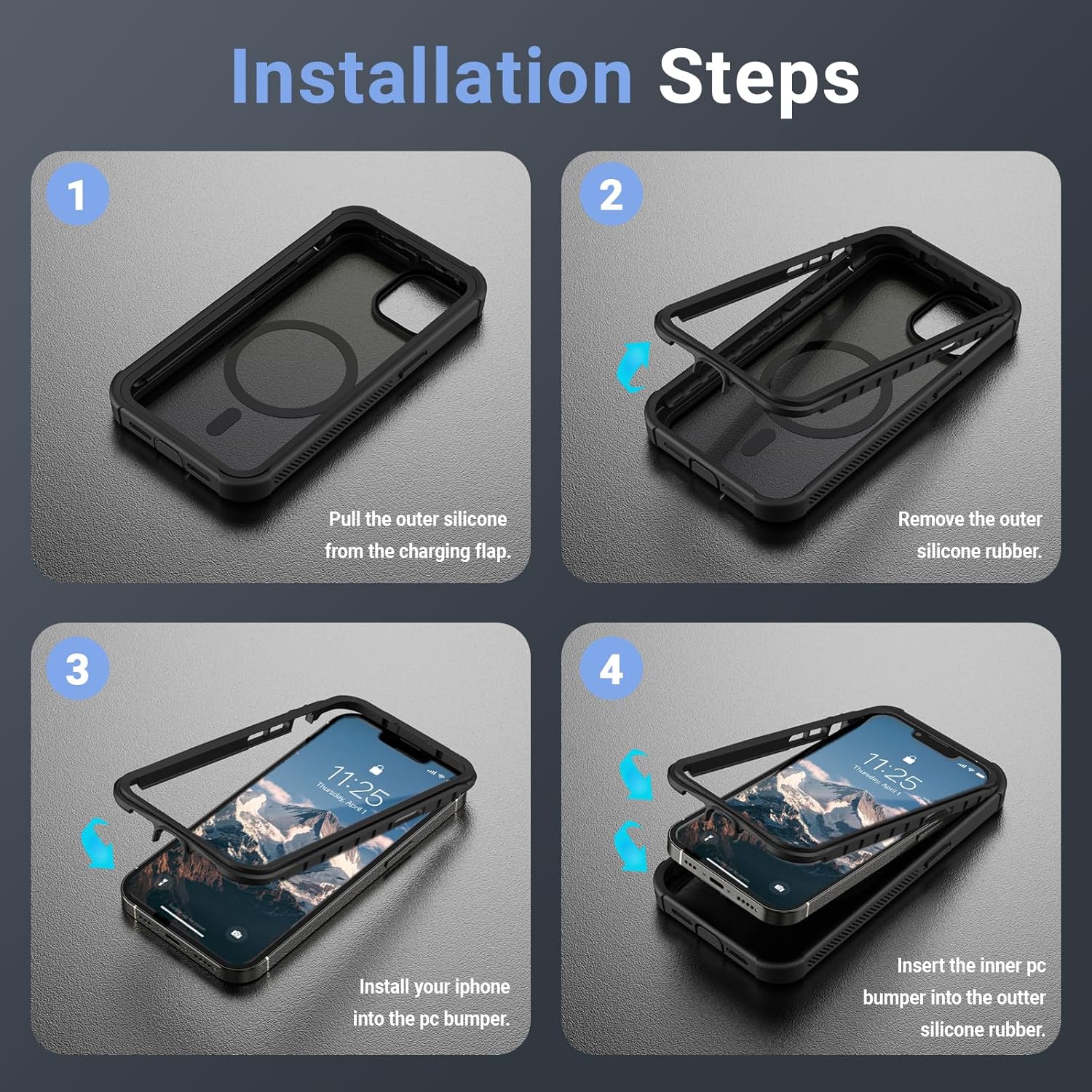 Magnetic Armor iPhone 13 Case