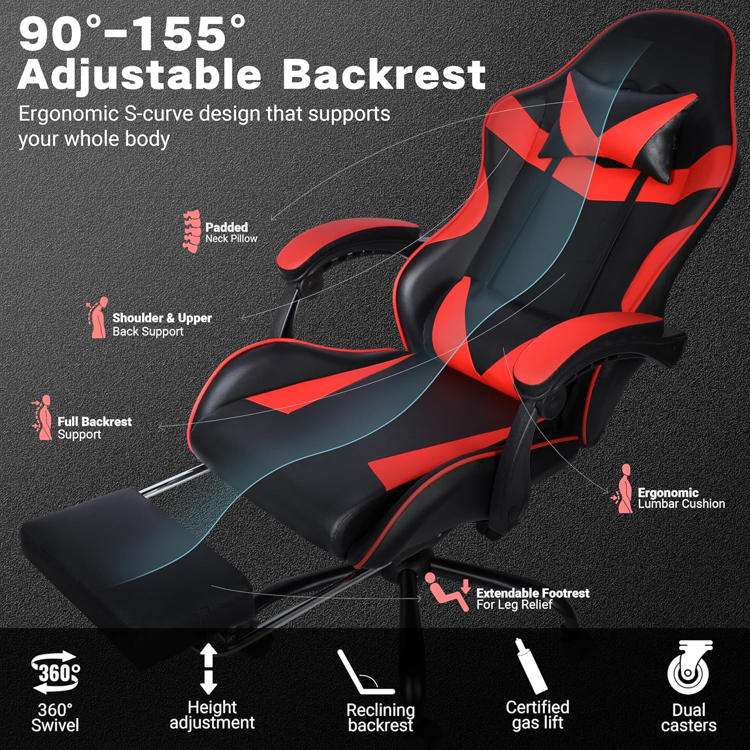 Ultimate Gamer's Comfort Chair