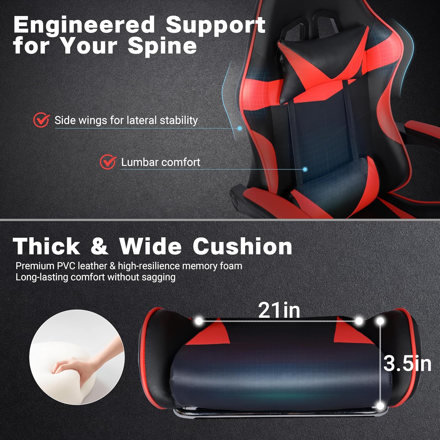 Ultimate Gamer's Comfort Chair